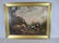 A44-38 DOGS & CATS FIGHTING OIL PAINTING