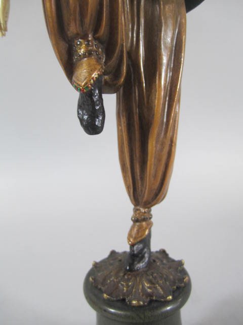 C45-38 BRONZE & IVORY RUSSIAN DANCER - 2