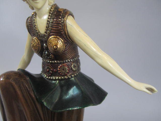 C45-38 BRONZE & IVORY RUSSIAN DANCER - 5