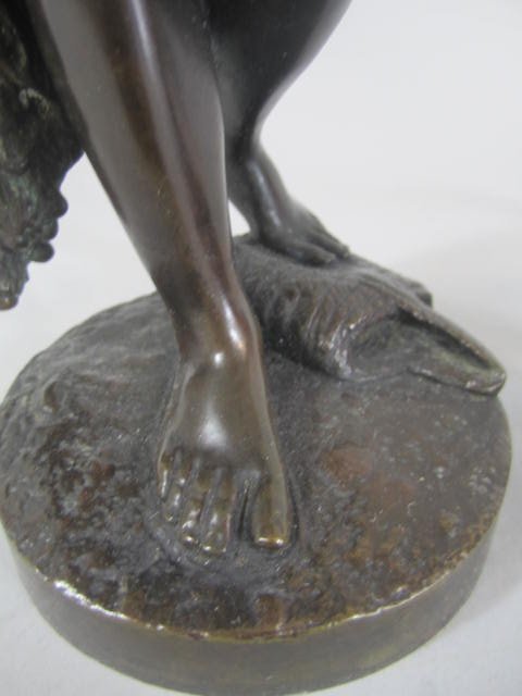 C45-56 PAIR OF BRONZE ALEGORICAL FIGURES - 2