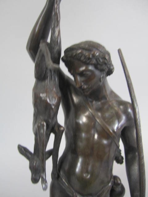 C45-56 PAIR OF BRONZE ALEGORICAL FIGURES - 4