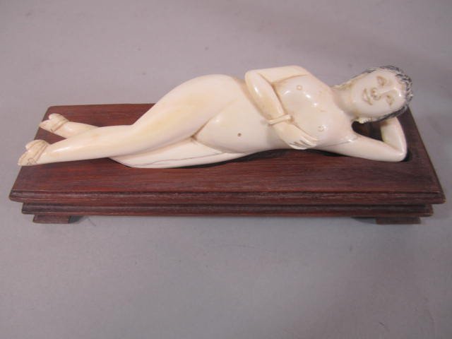 C45-46 CHINESE IVORY DOCTORS LADY & QUAN YEN - 2