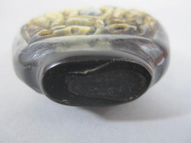 C45-47 CHINESE SNUFF BOTTLE WITH KIDS - 5