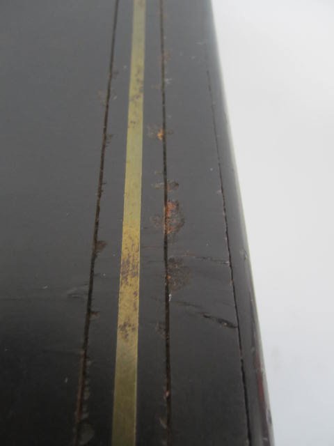 A45-6 FRENCH EBONY & CRYSTAL TANTALUS - 6