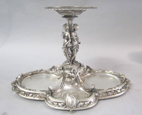 A11-3 SILVER OVER BRONZE CENTER PIECE