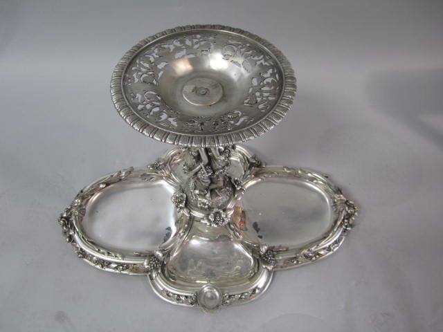 A11-3 SILVER OVER BRONZE CENTER PIECE - 2