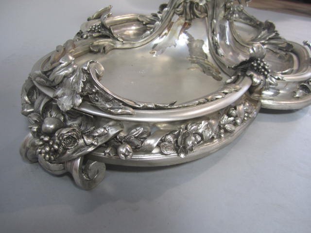 A11-3 SILVER OVER BRONZE CENTER PIECE - 5