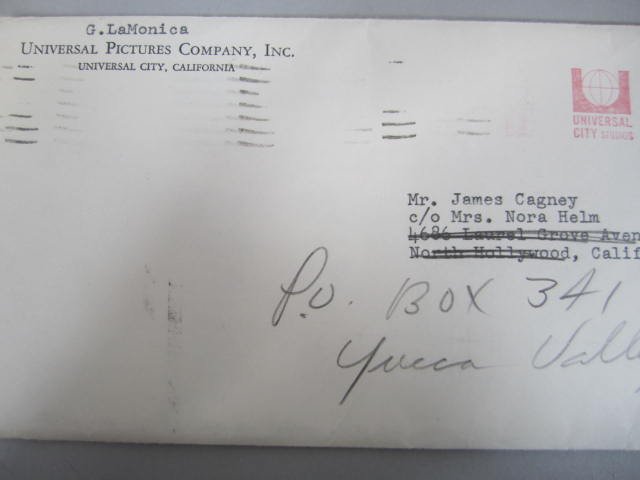 A45-21 COLLECTION OF JAMES CAGNEY MEMORABILIA - 7