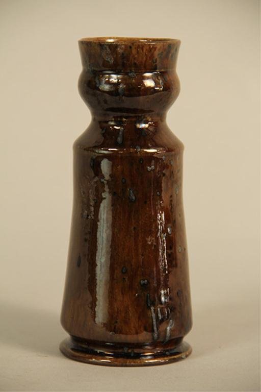 A44-24 SIGNED GEORGE OHR VASE: Measures 6 1/4" tall. Good condition. Estimate $1,200 - $1,500 Starting Bid $400