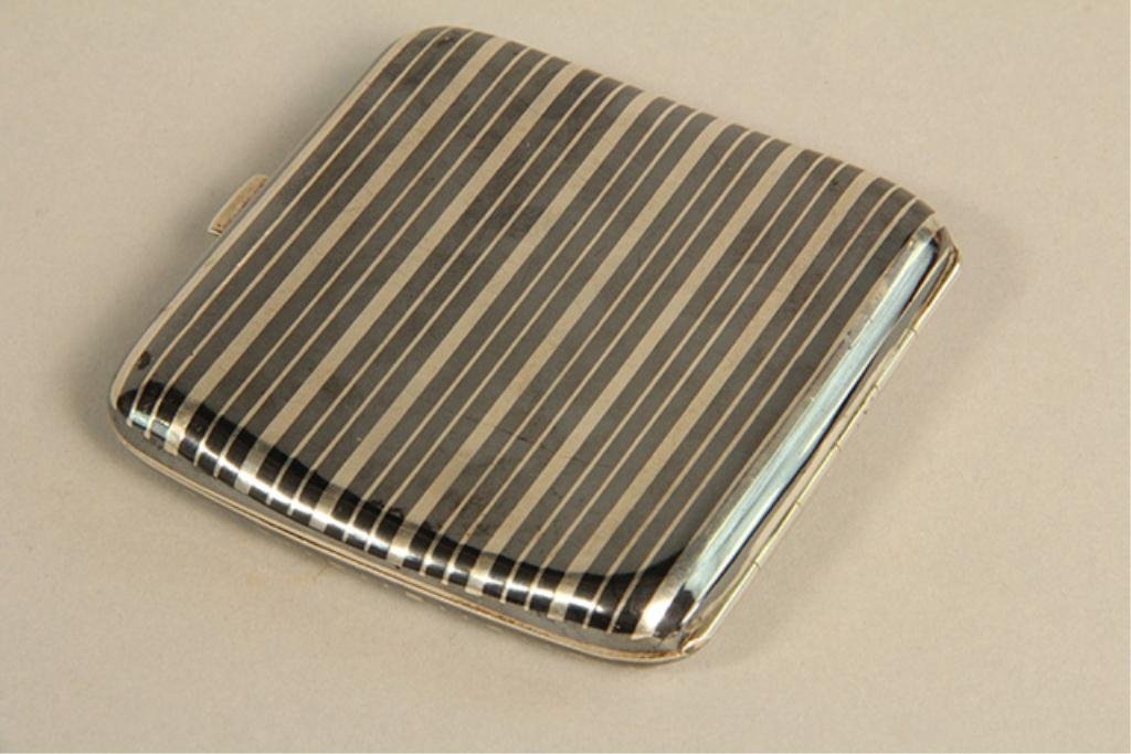 H70-16 RARE DECO CIGARETTE CASE SIGNED "ACHEF" - 2