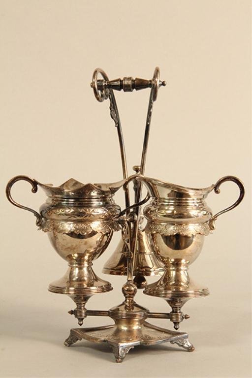 A77-2 GROUP OF SILVER PLATE ITEMS - 4