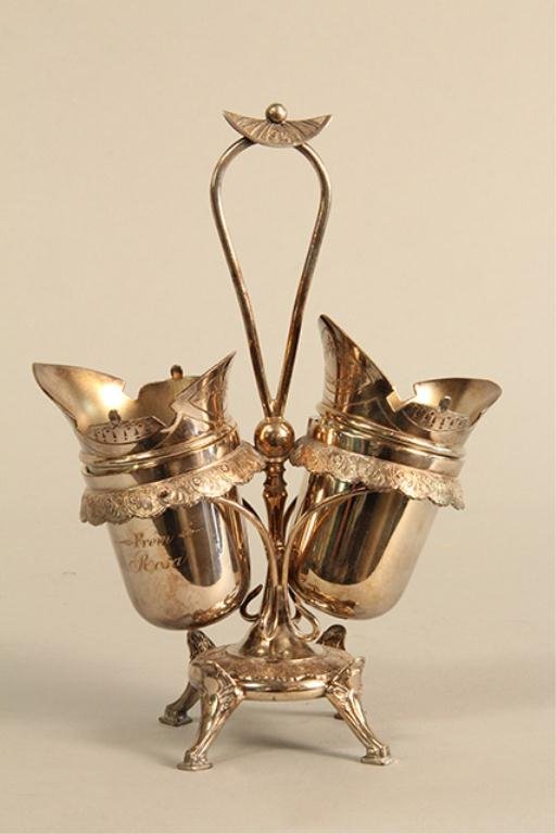 A77-2 GROUP OF SILVER PLATE ITEMS - 5