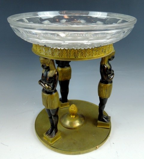 A44-6 LATE 19th C BRONZE EGYPTIAN REVIVAL COMPOTE - Mar 15, 2015 | Don ...