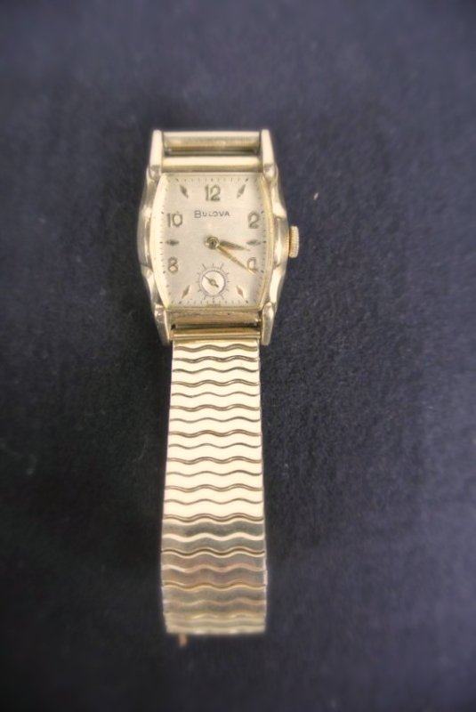 A30-11 BULOVA SWISS MADE WATCH: Marked on the back "Bulova 7793816". Estimate $200 - $300 Starting Bid $50