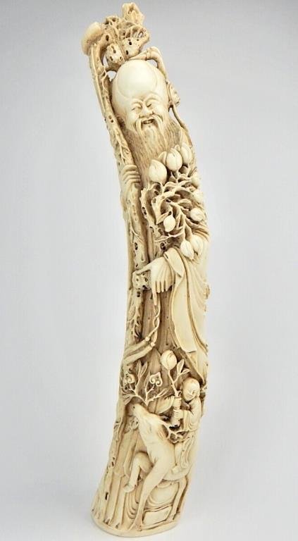 K13-87  LARGE CHINESE GOD OF LONGEVITY Shou star (1 of 8)