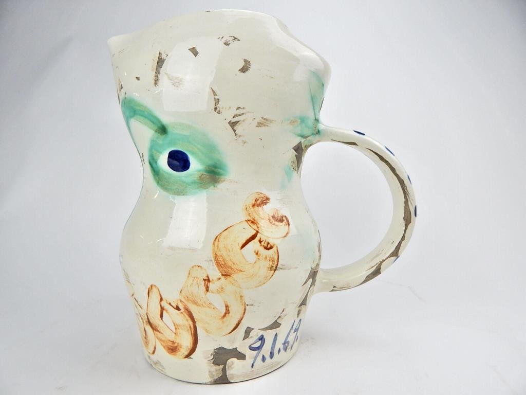A76-1  PABLO PICASSO "MADOURA" PITCHER (1 of 10)