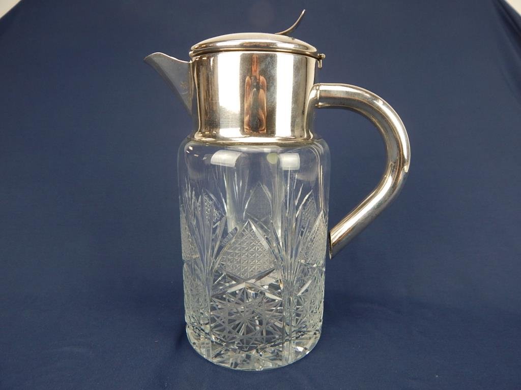 J65-30  AMERICAN BRILLIANT CUT CRYSTAL PITCHER (1 of 3)