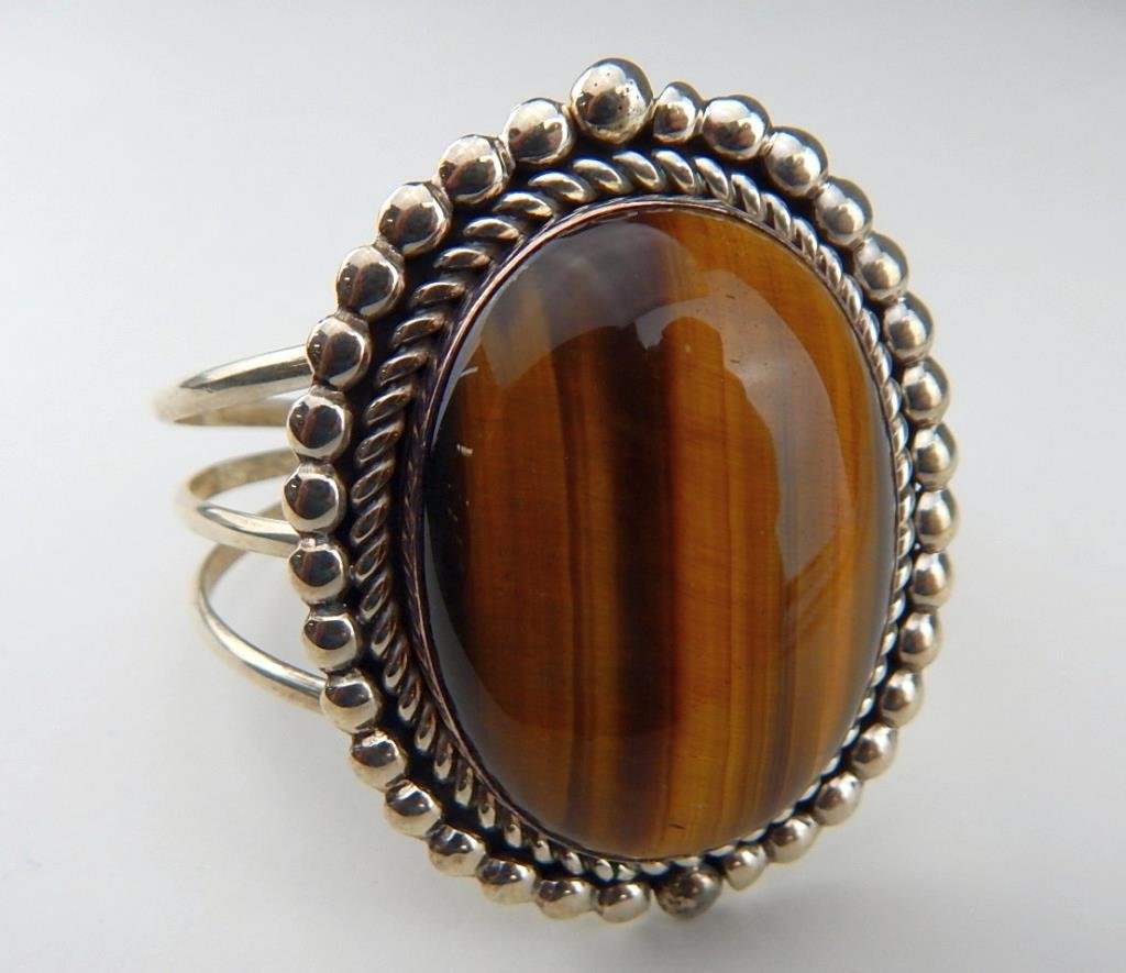 A27-14  HANDMADE SILVER BRACELET (1 of 4)