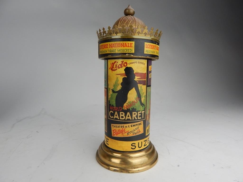 A3-15  ART DECO FRENCH CIGARETTE DISPENSER (1 of 7)