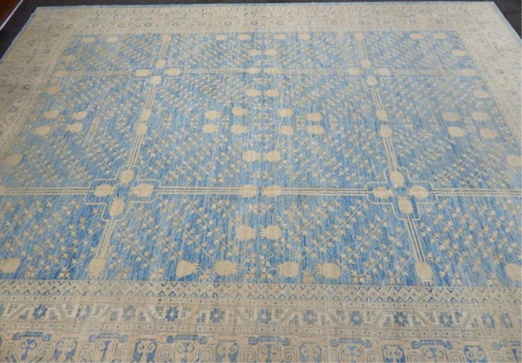 K53-1  PAKISTAN HAND TIED WOOL RUG 12'11" x 17'7" (1 of 9)