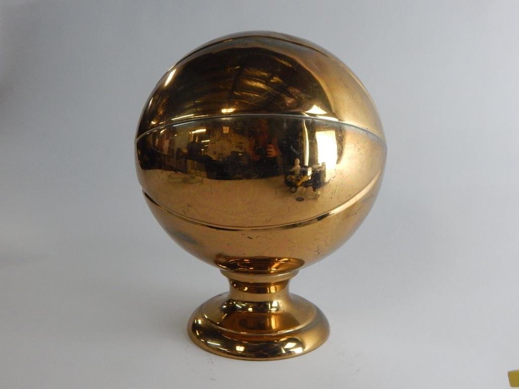 A20-6  BRASS BASKETBALL TROPHY (1 of 2)