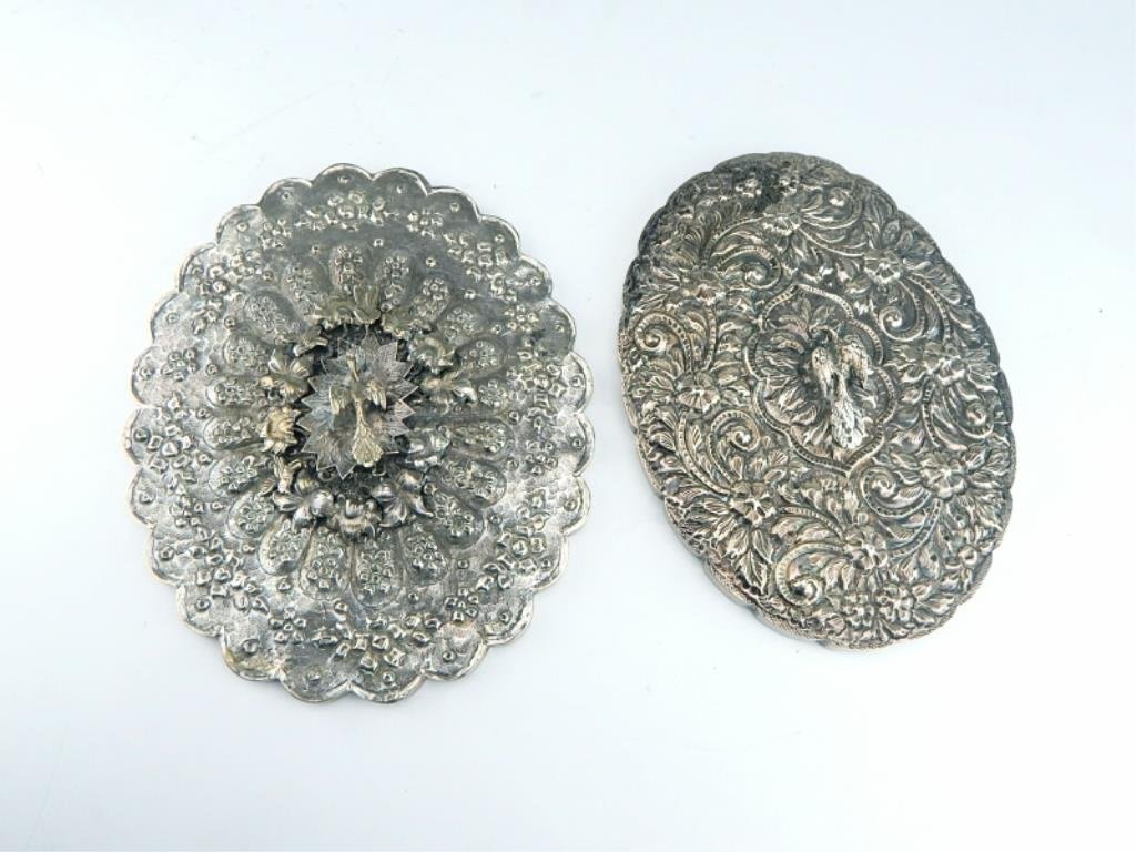 Two Turkish Silver Mirrors (1 of 3)