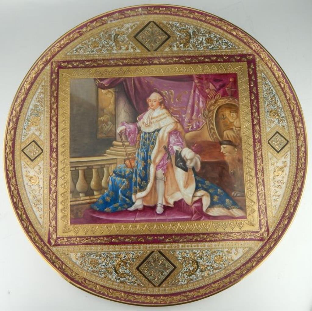 Large Royal Vienna Style Charger (1 of 5)