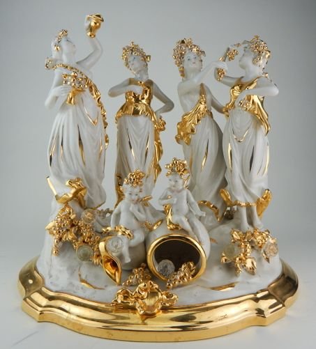 Large Capodimonte Porcelain Figural Group (1 of 5)