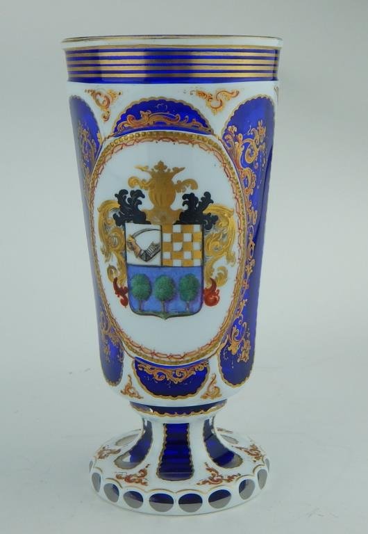 19th Century Bohemian Armorial Goblet (1 of 2)