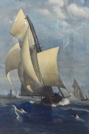 "The Winning Yacht" Print By J.O. Davidson (1 of 3)