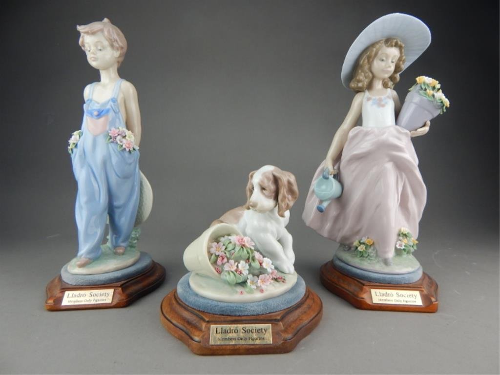 LLADRO Collection of Three Lladro Figurines (1 of 7)
