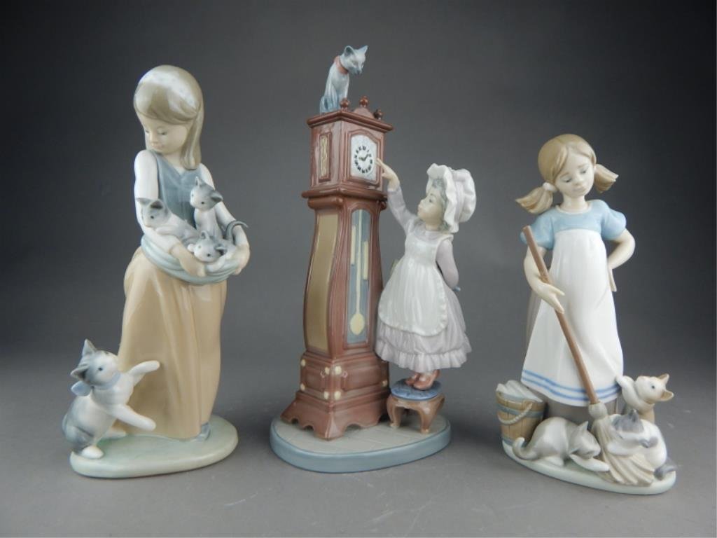 LLADRO Collection of Three Lladro Figurines (1 of 3)