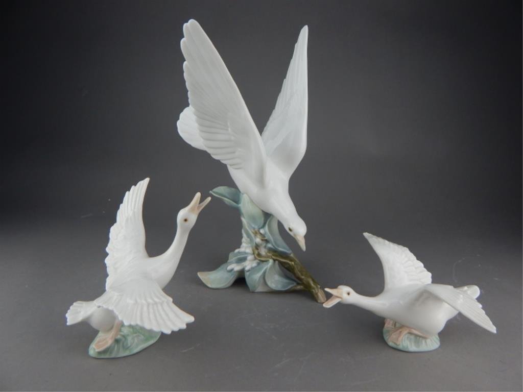 LLADRO Collection of Three Lladro Birds (1 of 4)