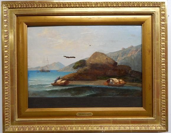 George Chinnery (British 1774-1852) Oil on Panel (1 of 9)