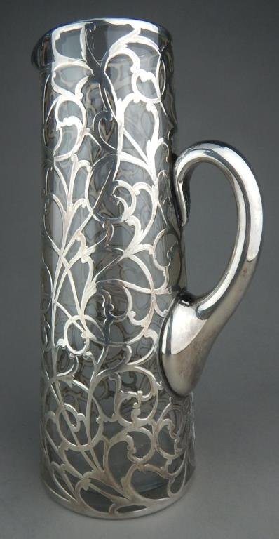 Sterling Silver Over Clear Glass Pitcher (1 of 6)