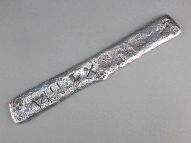 Fine Silver Bar Possibly from the Atocha Treasure (1 of 4)