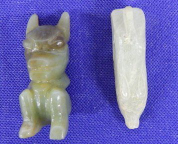 Old Jade Pig And Donkey Carvings (1 of 3)