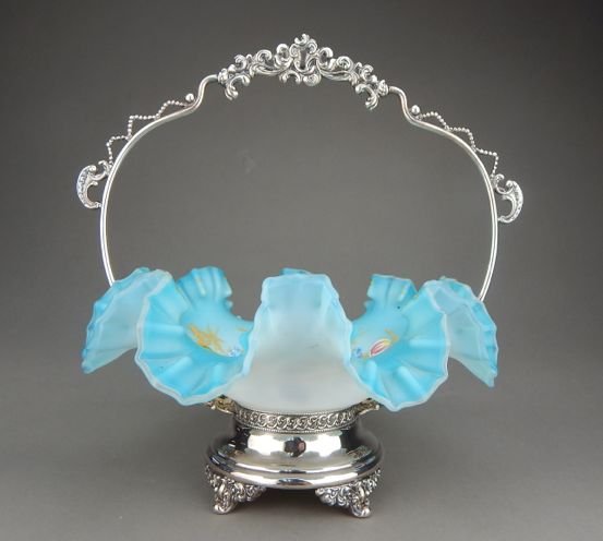 Wallace Victorian Hand Painted Brides Basket (1 of 5)