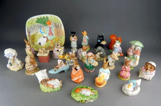 Vintage Beatrix Potter Animal Figurines (1 of 8)