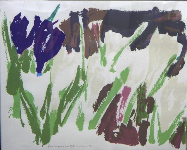 "Flowers Grow out of Dark Moments" Lithograph (1 of 4)