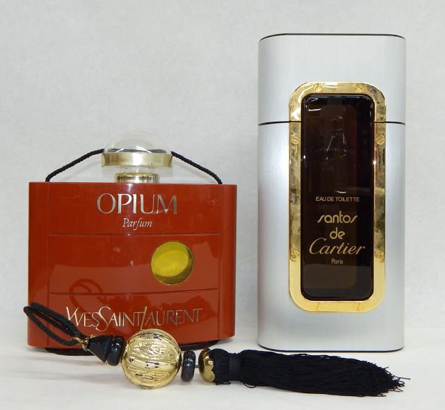 Yves Saint Laurent & Cartier Display Perfumes (1 of 6)