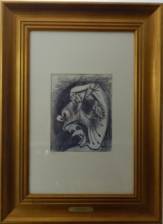 (191) Pablo Picasso " Screaming Head" (1 of 4)