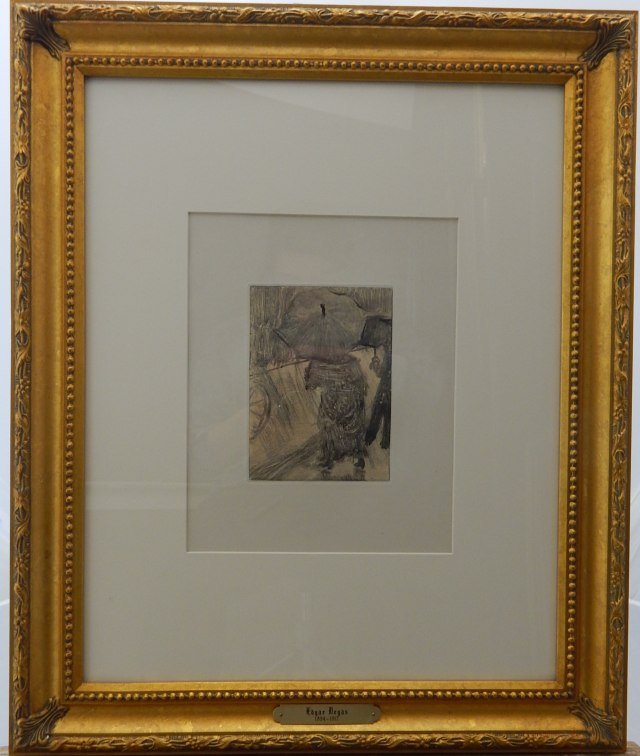 (107) Edgar Degas " Sous La Pluie" (1 of 2)