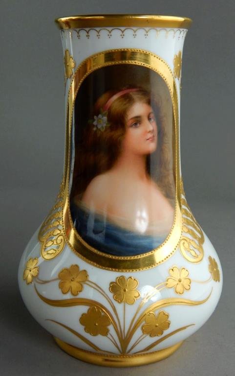 Royal Vienna Porcelain Portrait Vase (1 of 6)