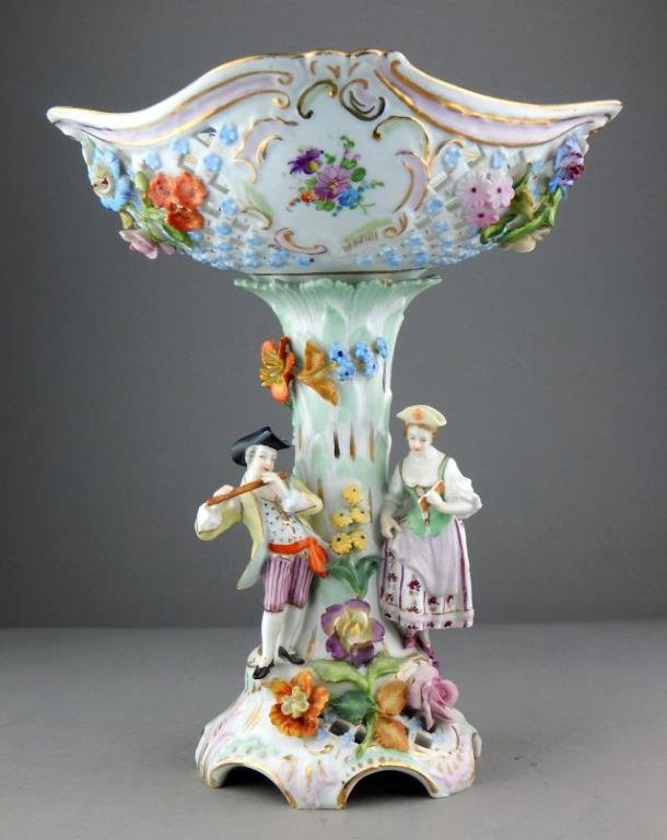 Dresden Germany Hand Painted Figural Centerpiece (1 of 9)