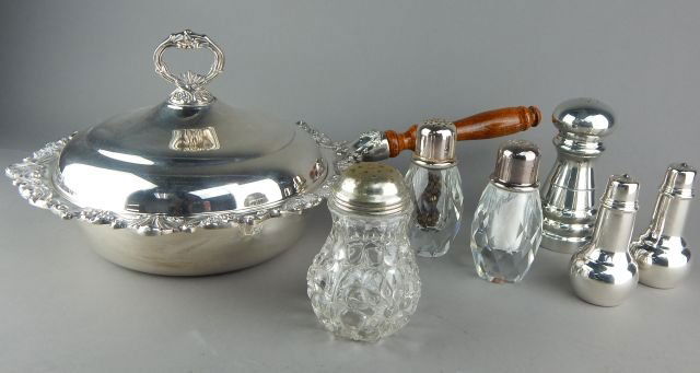 Collection of Silver Plate Serving Pieces (1 of 4)