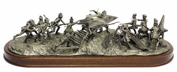 Pewter "Victory at Yorktown" By Sheperd Paine 1981 (1 of 4)