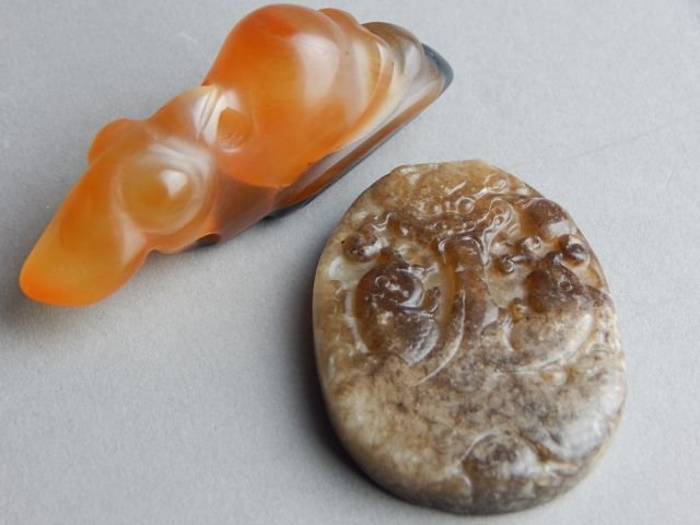 Jade Carving and Agate Insect Carving (1 of 4)