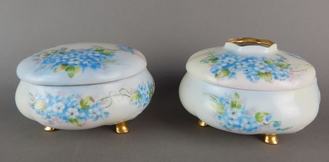 Two Hand Painted Austria Porcelain Covered Dishes (1 of 2)