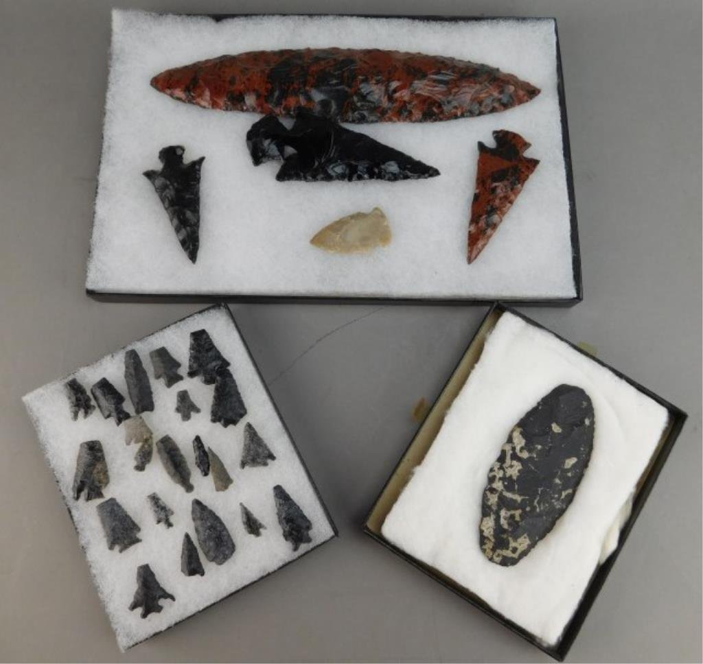 Native American Indian Arrowheads and Spear Heads (1 of 4)